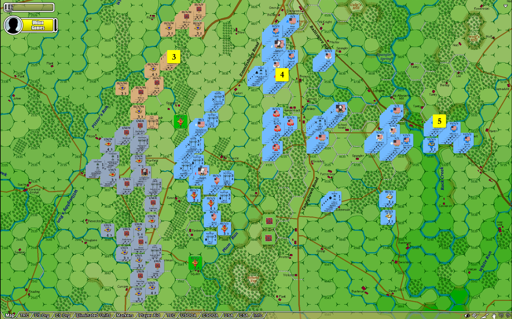 Lonstreet's First Assault